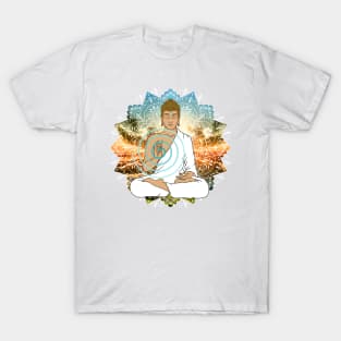 Mandala Buddha Sunset T-Shirt